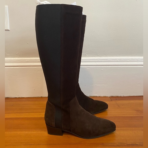 Aquatalia Flore Tall Weatherproof Boots in Espresso - Picture 9 of 16